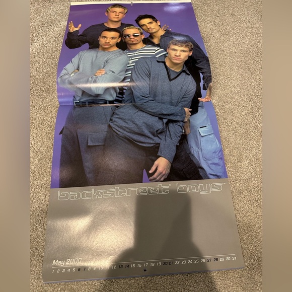VINTAGE Backstreet Boys Millennium 2000 Calendar - Picture 7 of 13